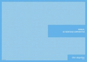 Manual De Identidad Corporativa Don Algodon