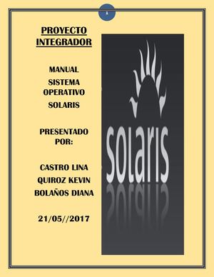 Solaris Sistema Operaitvo Corejido Pdf