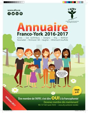 Annuaire Franco-York 2016 2017