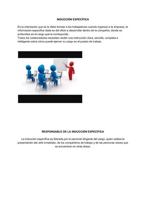Inducción Específica