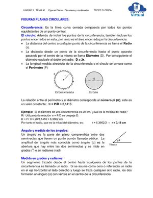 U3 T1 Figuras Planas Circulares