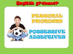 Possessive Adjective , Pronouns, Belong To