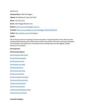 Earthmoving & Excavation Gold Coast