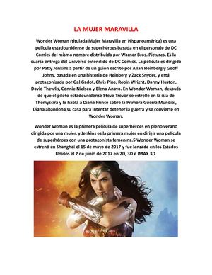 La Mujer Maravilla