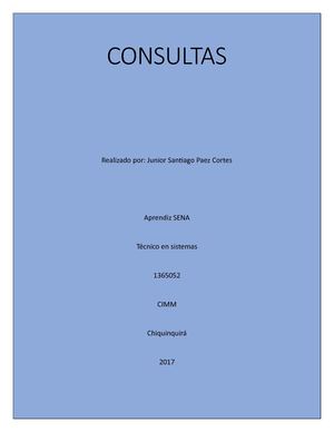 Consultas Santiago Paez