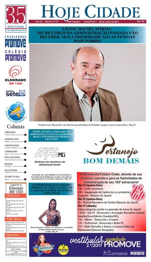 Hoje Cidade 09 06 2017 Completo