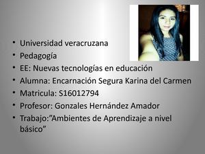 Ambientes De Aprendizaje