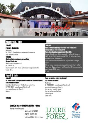 Agenda Du 7 Juin Au 2 Juillet