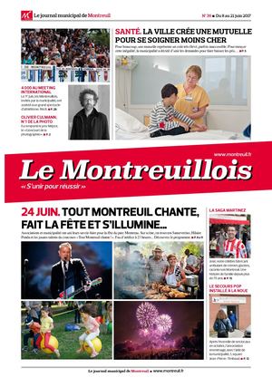 Le Montreuillois n°36 - Du 8 au 21 juin 2017