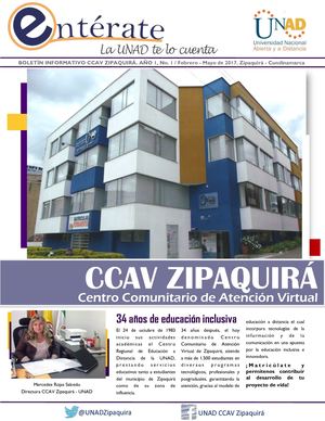 Boletín UNAD CCAV Zipaquirá No.1