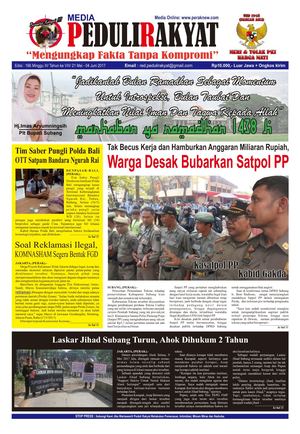 Koran Subang Peduli Rakyat Edisi 166