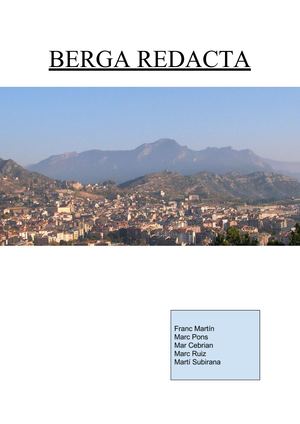 berga redacta