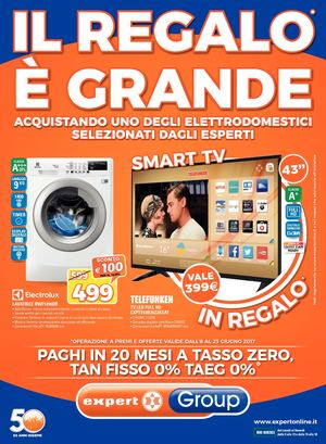 Volantino Expert " il regalo è grande"