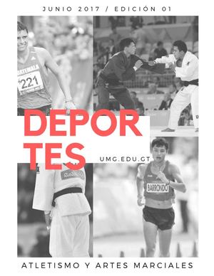 Depor-tes: Atletismo y Artes Marciales