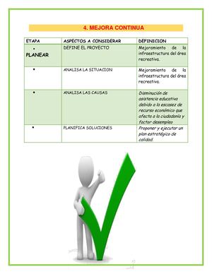 Paso 4 Mejora Continua