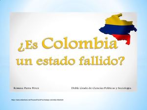 ¿Colombia es un Estado fallido?