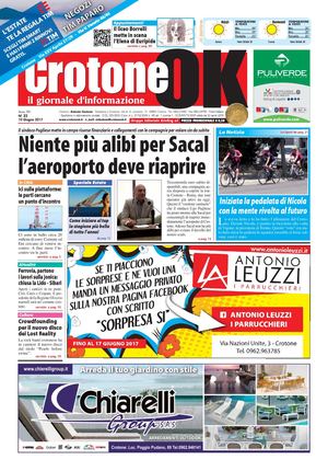 Giornale CrotoneOk N° 22 / 2017