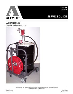 ALEMITE / LUBE TROLLEY Oil Lube and Grease