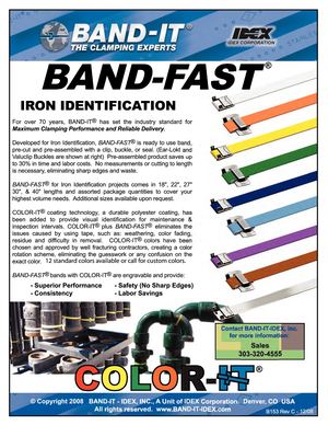 BAND-IT / Oil Gas Iron Id