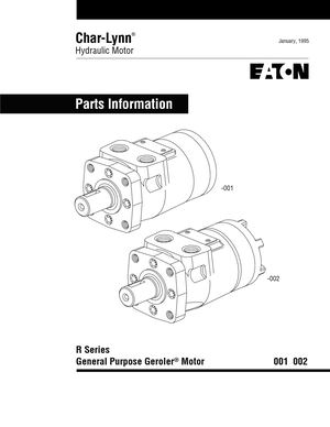 Char-Lynn / Hydraulic Motor / Parts Information