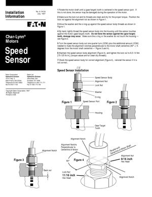 Char-Lynn / Speed sensor