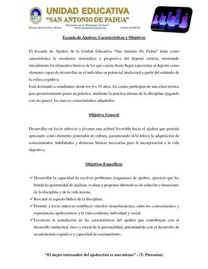 Ajedrez U E San Antonio De Padua Abril 26 Y 27 Del 2017