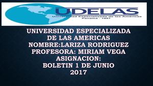 Universidad Especializada De Las Americas Lariza Rodriguez