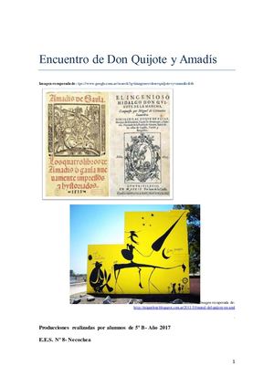 Encuentro De Don Quijote Y Amadís