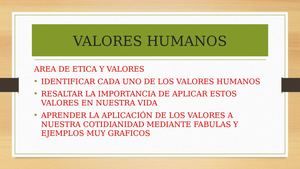 Anexo Escala De Valores
