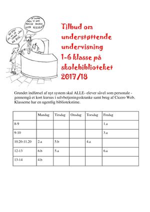 Tilbud Om Understøttende Undervisning