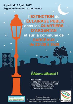 Extinction éclairage public