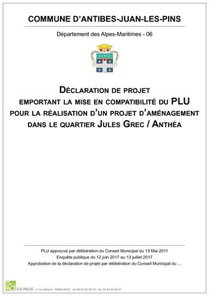 Déclaration Projet Jules Grec