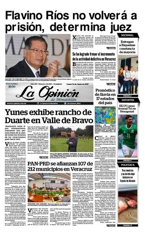 12 De Junio De 2017 | La Opinión de Minatitlán