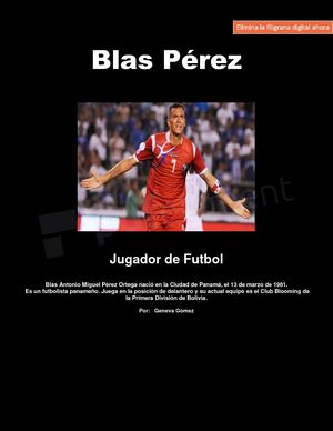 Biografía de Blas Peres