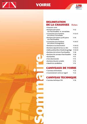 Catalogue Produits Beton Voirie