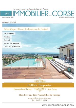 Immobilier en Corse - N°29 - Juin / Juillet 2017