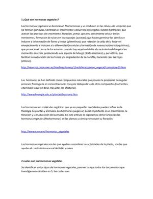 Hormonas Vegetales