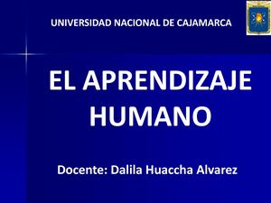 Aprendizaje Humano