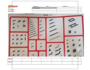 Inventario Lego Lámina Piezas