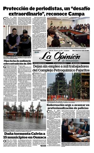 14 De Junio De 2017| La Opinión de Minatitlán