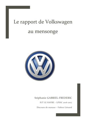 Lpssc Stéphanie Gabriel Dossier Volkswagen
