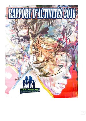 Rapport Dactivité Centre Jacques BREL OUTREAU