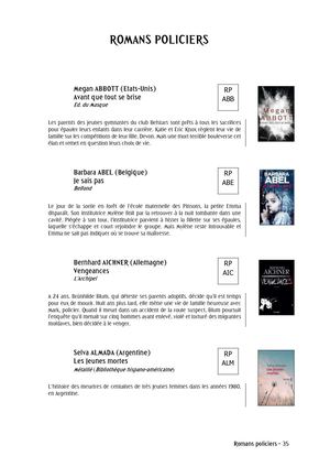 Romans policiers Alinéa 44