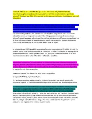 Historia Word Original