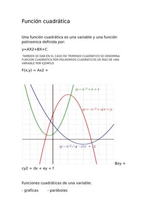 Funcion Cuadrática (1)