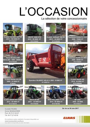 L'Occasion CLAAS Feurs Juin