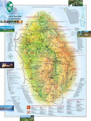 Carte Touristique Livradois Forez Auvergne