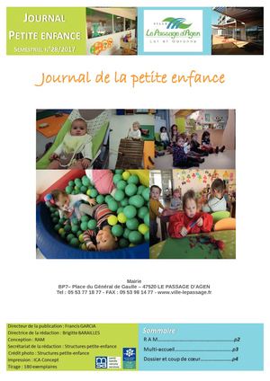 Petite Enfance Sem28 2017