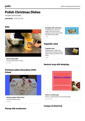 Padlet 9xeuwdstupzt Pdfpolish Dishes