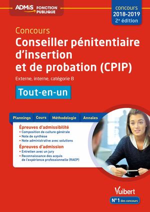 Concours Conseiller pénitentiaire d'insertion et de probation (CPIP) - Catégorie B - Tout-en-un